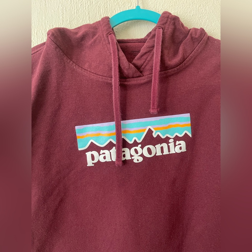 Patagonia Burgundy Hoodie - Picture 2 of 9